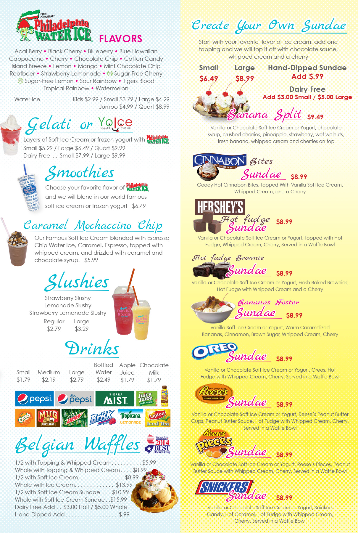 Margate Dairy Bar & Burger Frozen Treats