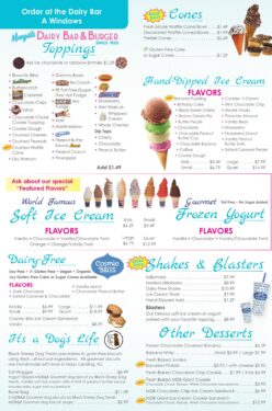 Frozen Treats – Margate Dairy Bar & Burger