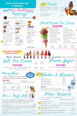 Frozen Treats – Margate Dairy Bar & Burger